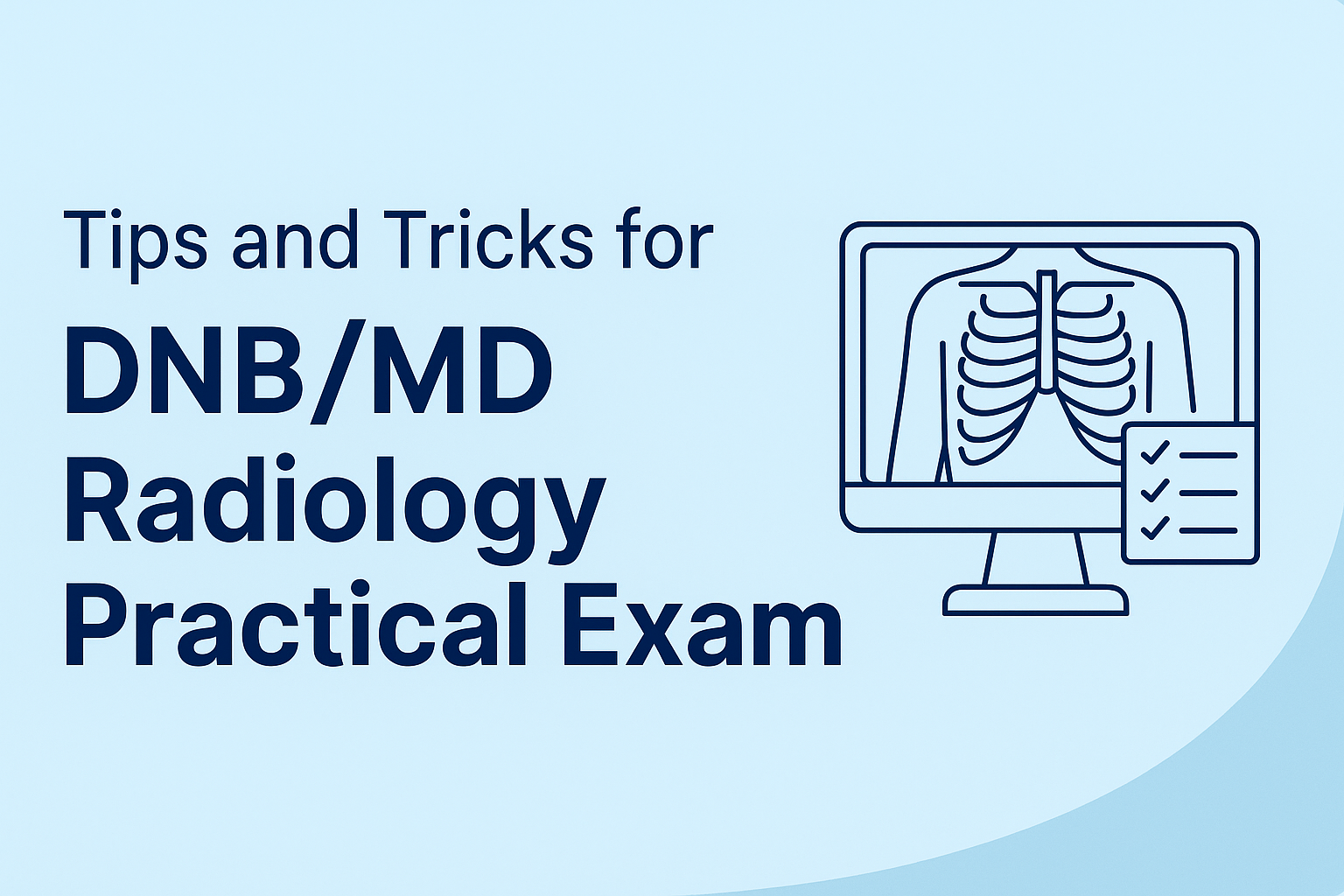Tips and Tricks for DNB/MD Radiology Practical Exam