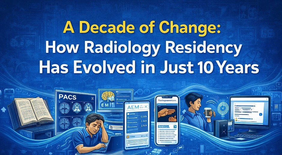 A Decade of Change: How Radiology Residency Has Evolved